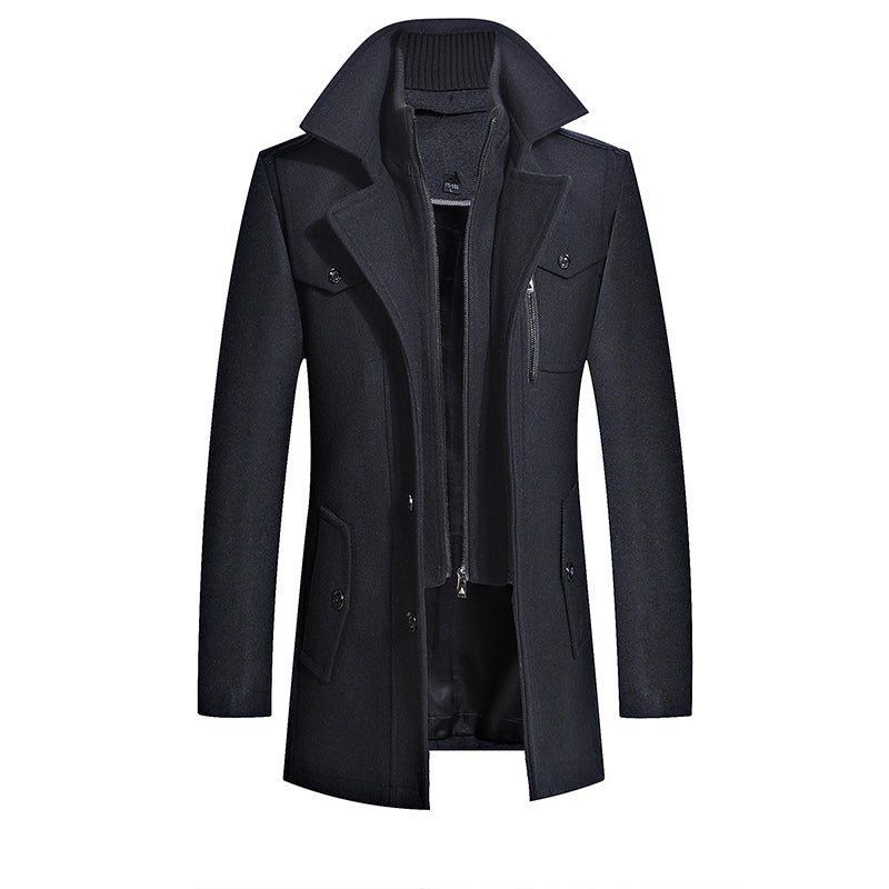 Fashionable Slim-Fit Coat – Polomano